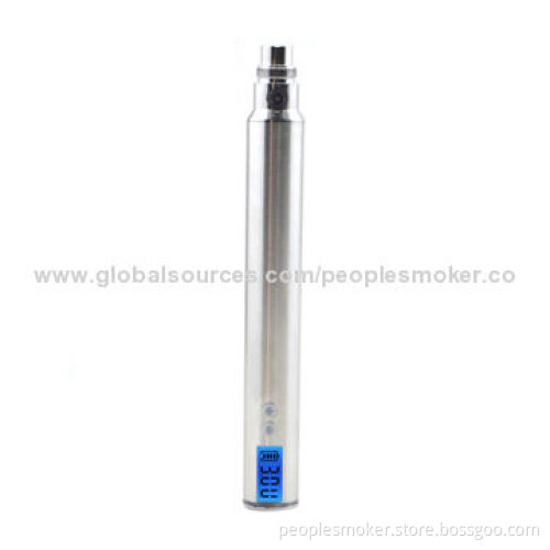 New ego variable voltage battery, 3.0-6.0V/1,300mAh ego V V2 Mega with pass through charging